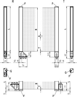 CML720i-R20-310.R/PN-M12 光幕接收器 商品編號(hào)： 50131977