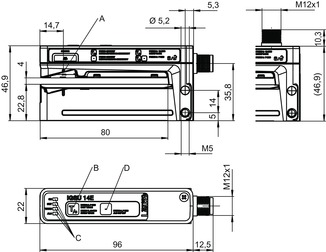 IGSU14E/1WT.3-M12V 超聲波槽型傳感器 商品編號： 50142873