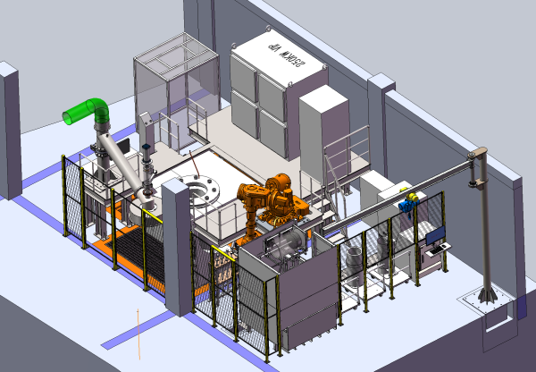 全自動廢鋼熔煉爐系統