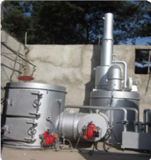 醫(yī)療固廢焚燒爐 PETH-7 型 (1個(gè)主燃室)（50kW）案例