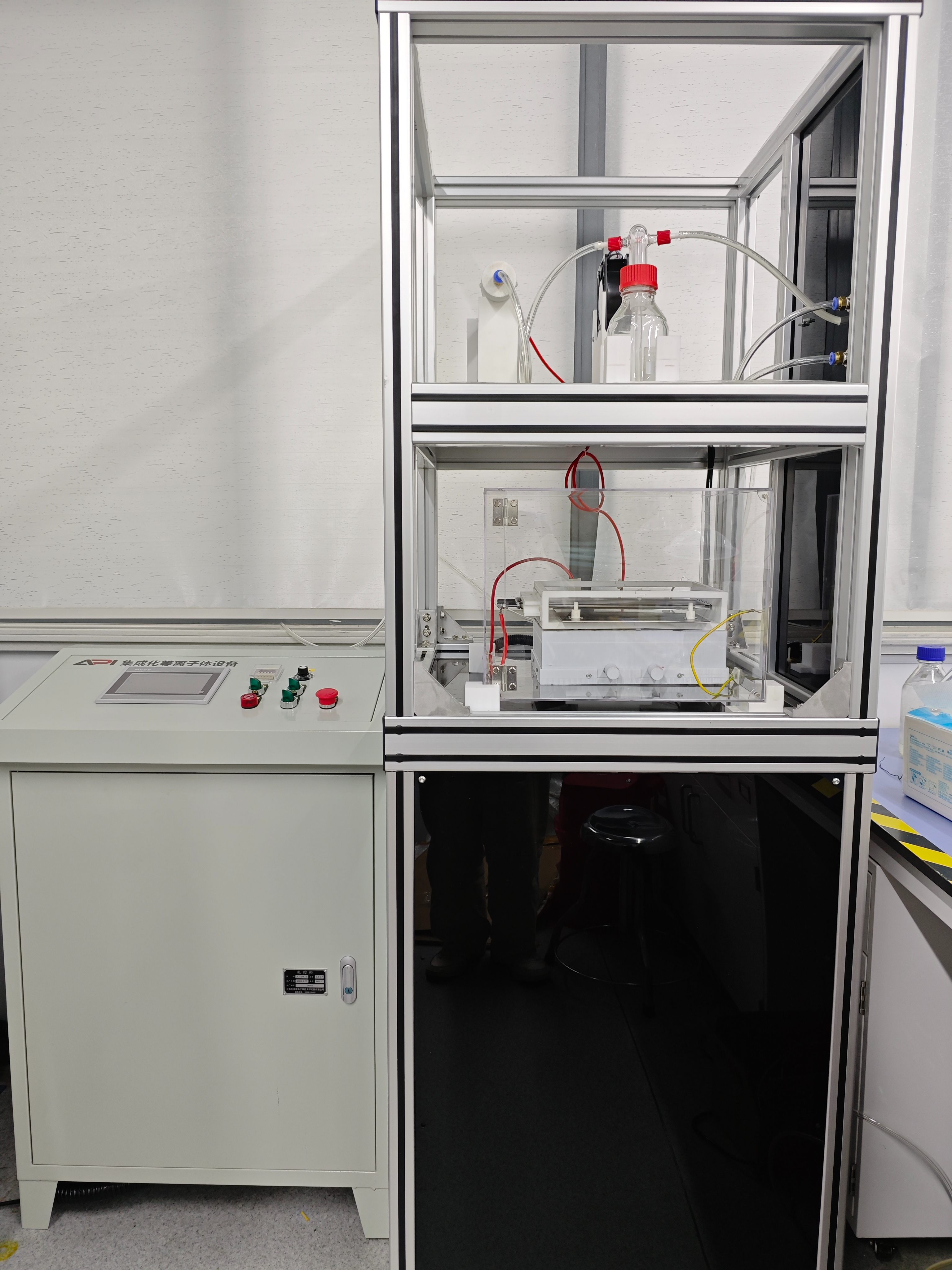 5KW介質(zhì)阻擋放電低溫等離子體消毒殺菌實(shí)驗(yàn)設(shè)備案例