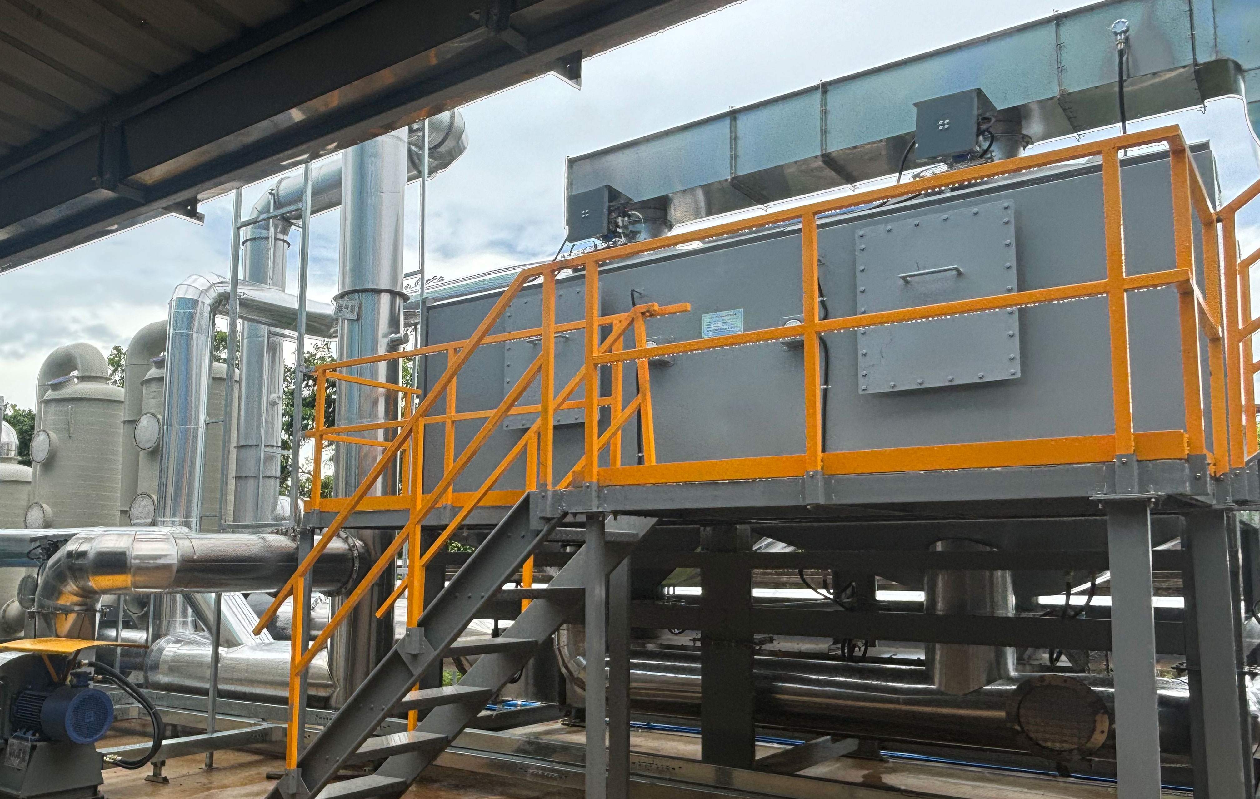 熱等離子體炬RTO熱源替換現(xiàn)場(chǎng)案例