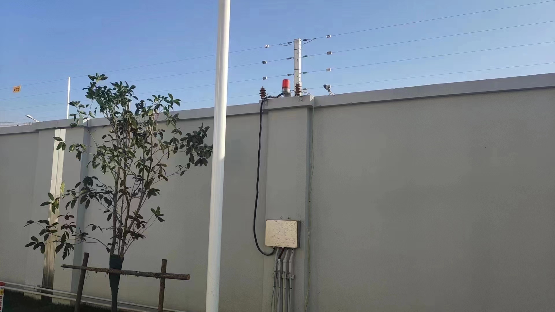 江蘇南通江海油庫張力電子圍欄