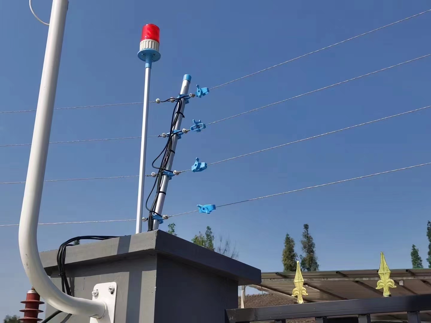 污水廠脈沖電子圍欄