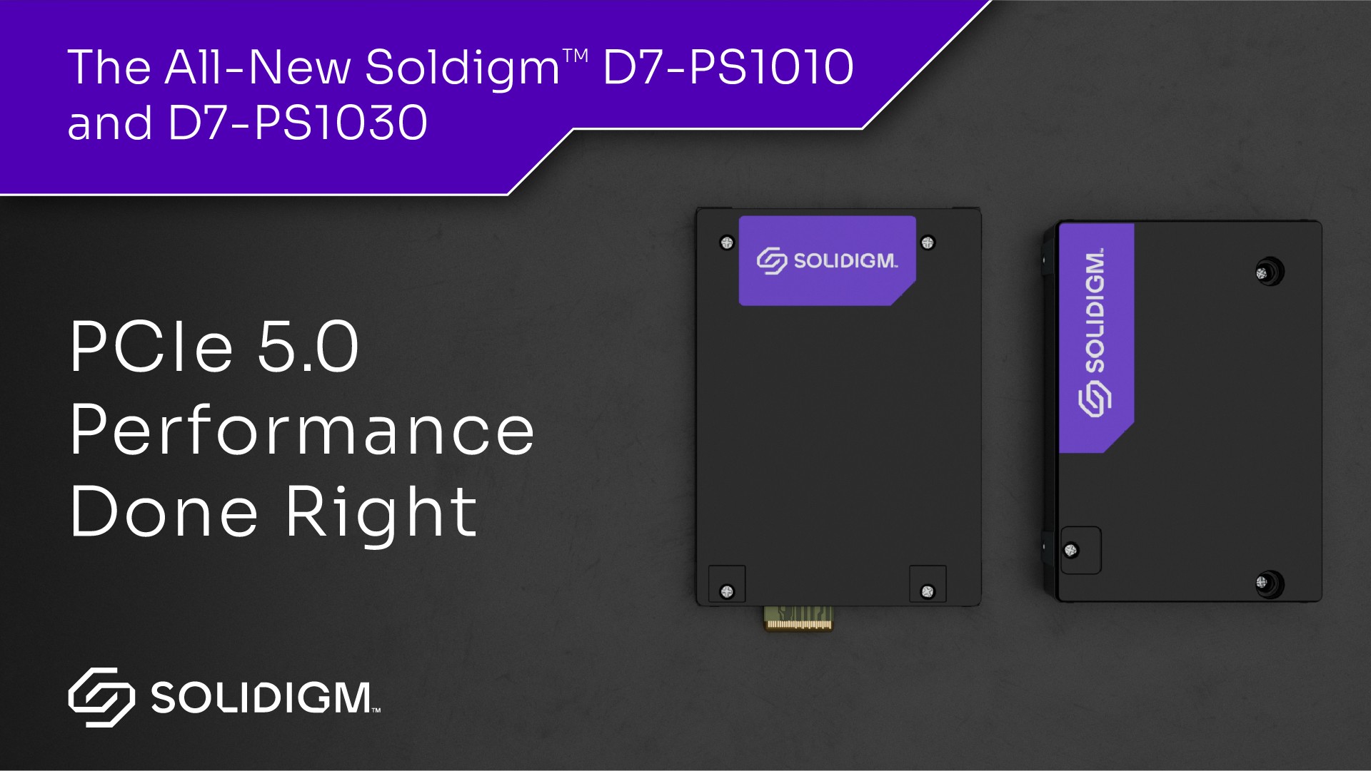 Solidigm推出全新D7系列超高速新品，為AI固態硬盤開啟新篇章
