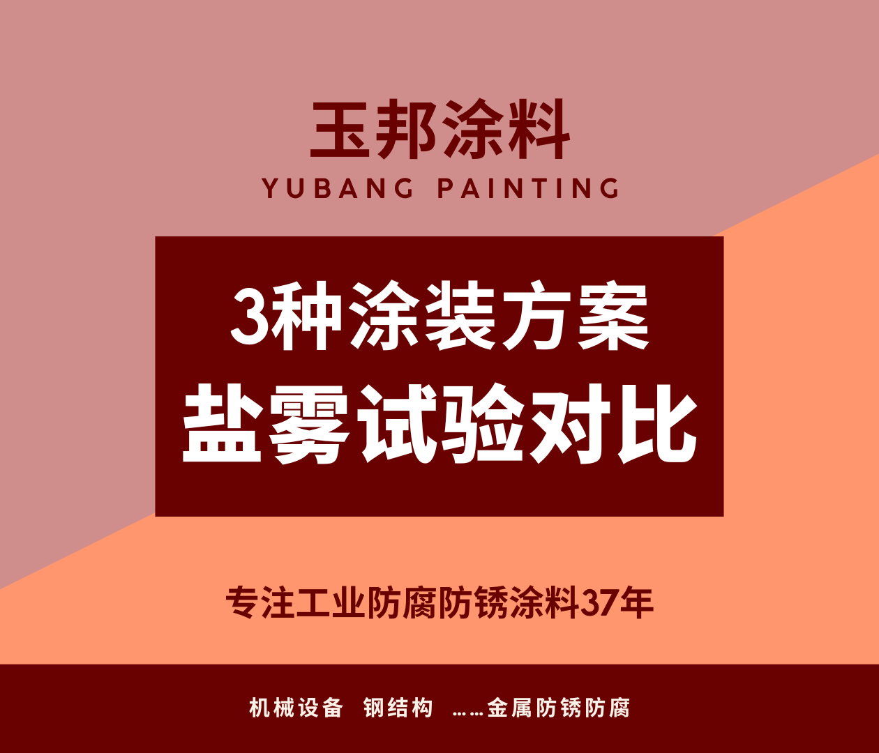 三種油漆涂裝方案鹽霧試驗對比