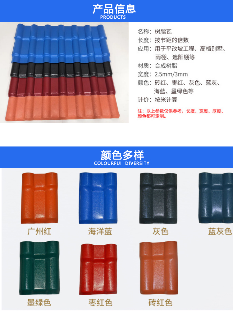 ASA合成樹脂瓦