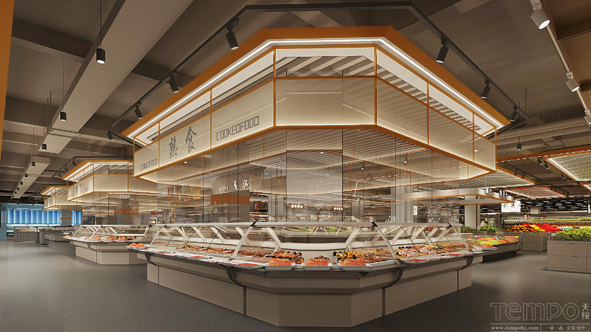 浙江便民超市案例 杭州天梭建筑設計供應