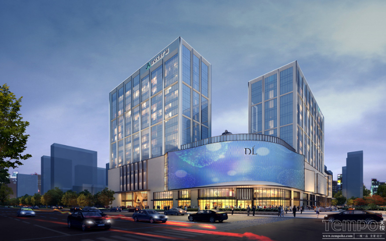 浙江網紅綜合體外墻設計 杭州天梭建筑設計供應