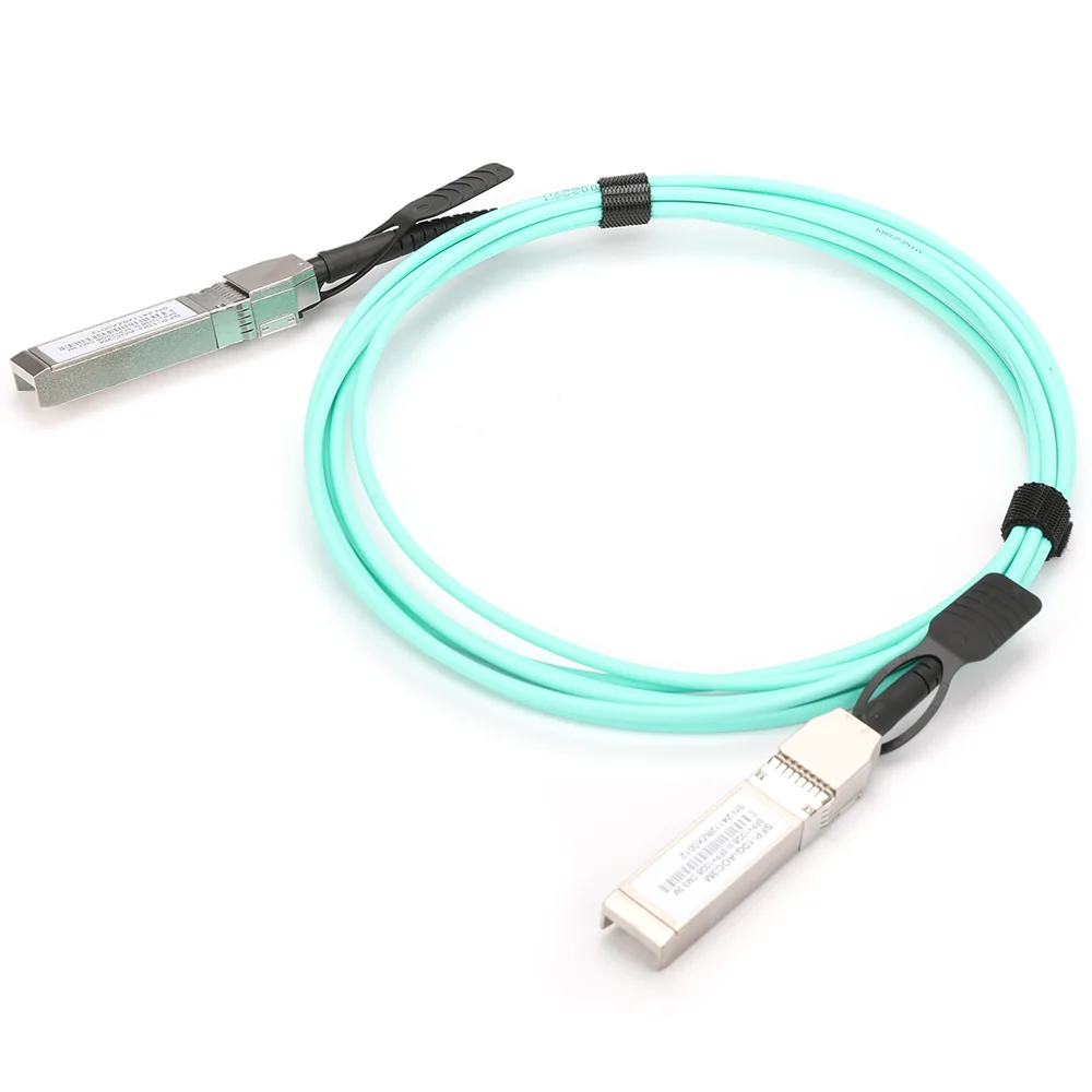 10G SFP+ to SFP+ Active Optical Cable (AOC), OM3 Multimode, 3 Meter ...
