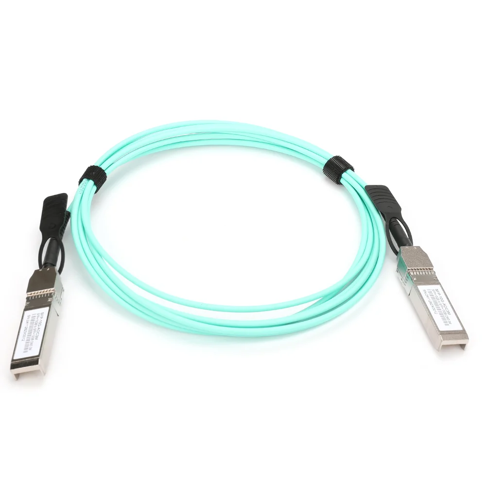 10G SFP+ to SFP+ Active Optical Cable (AOC), OM3 Multimode, 3 Meter ...