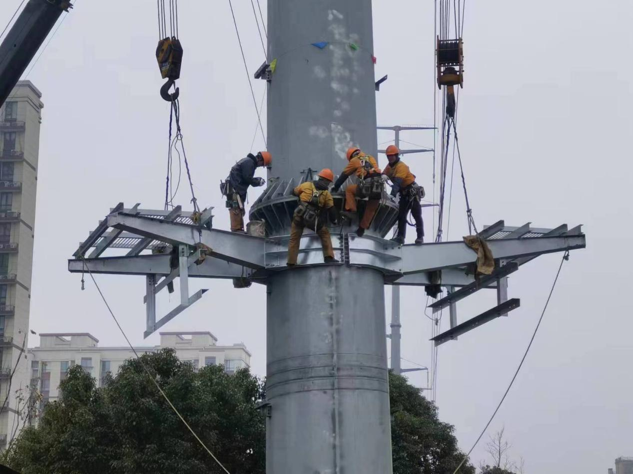 高壓電纜引下平臺支架