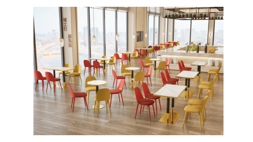 湖北极简型食堂家具定制,食堂家具