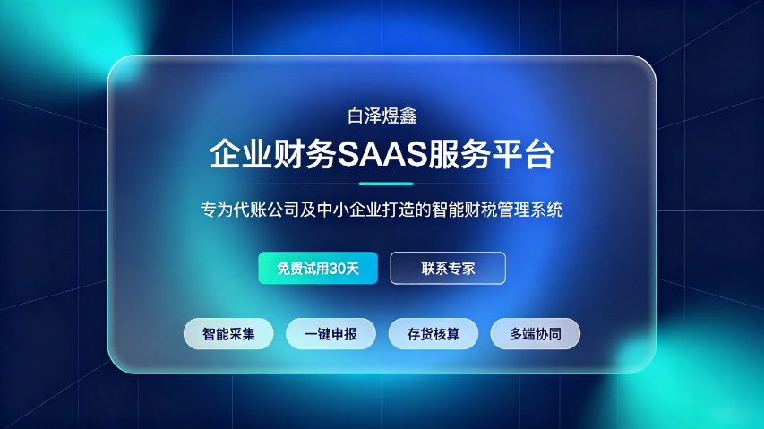 濟(jì)南怎樣企業(yè)財(cái)務(wù)SAAS服務(wù)平臺(tái)哪家好