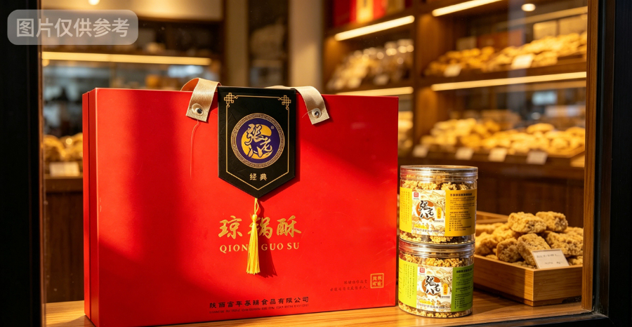 汉中品牌琼锅酥陕西传统糕点礼盒装厂家批发价