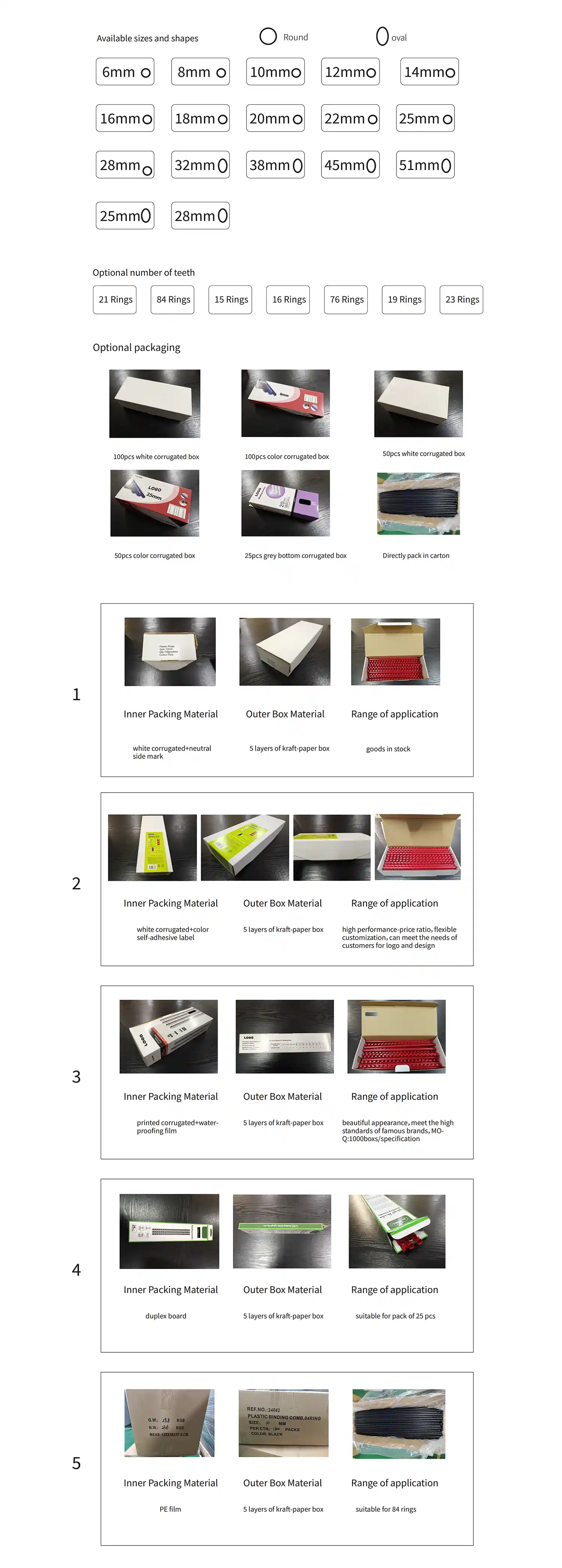 plastic binding comb