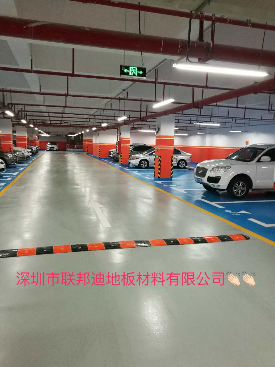 周大福研發生產大樓環氧地坪劃線 周大福研發生產大樓環氧地坪劃線