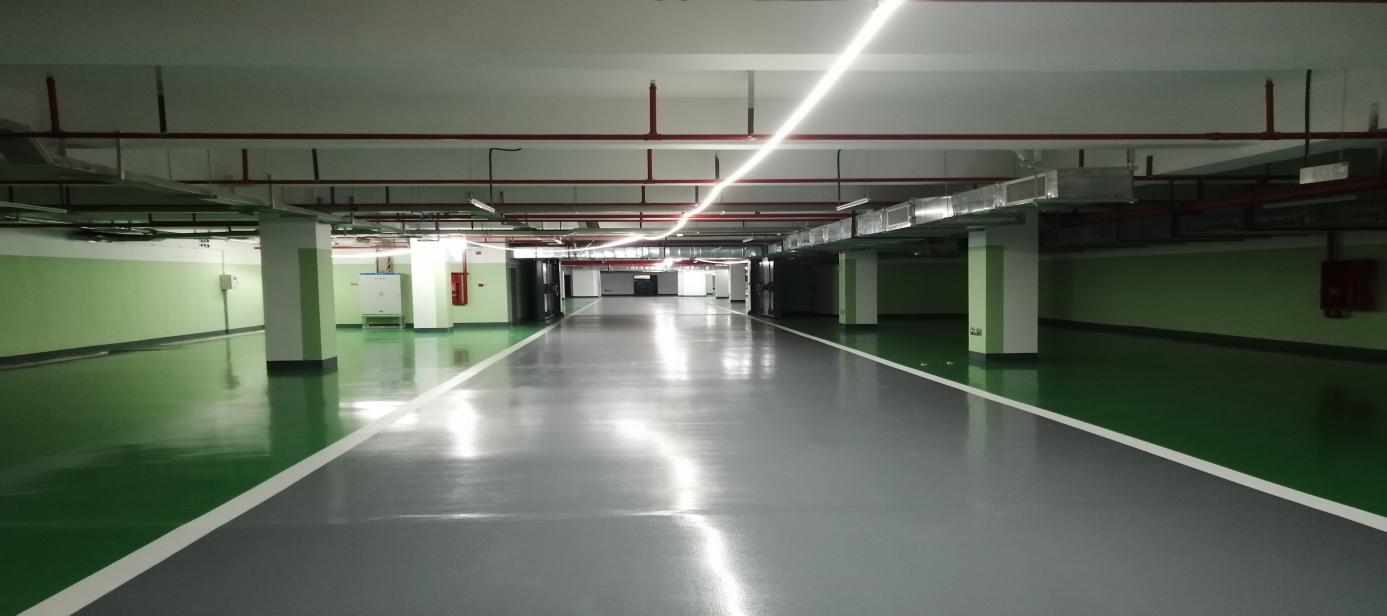 汕頭海岸名居地下室環(huán)氧地坪及交通設(shè)施（汕頭龍湖區(qū)）