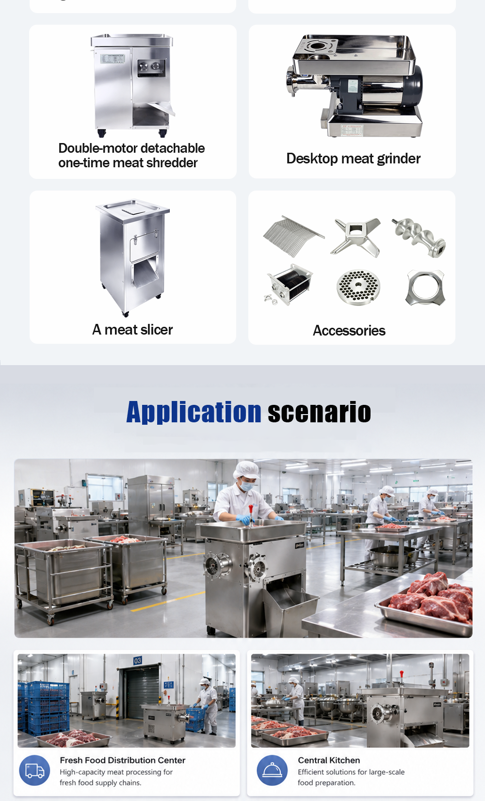 2-in-1 Detachable Stainless Grinder Cutter | shilong