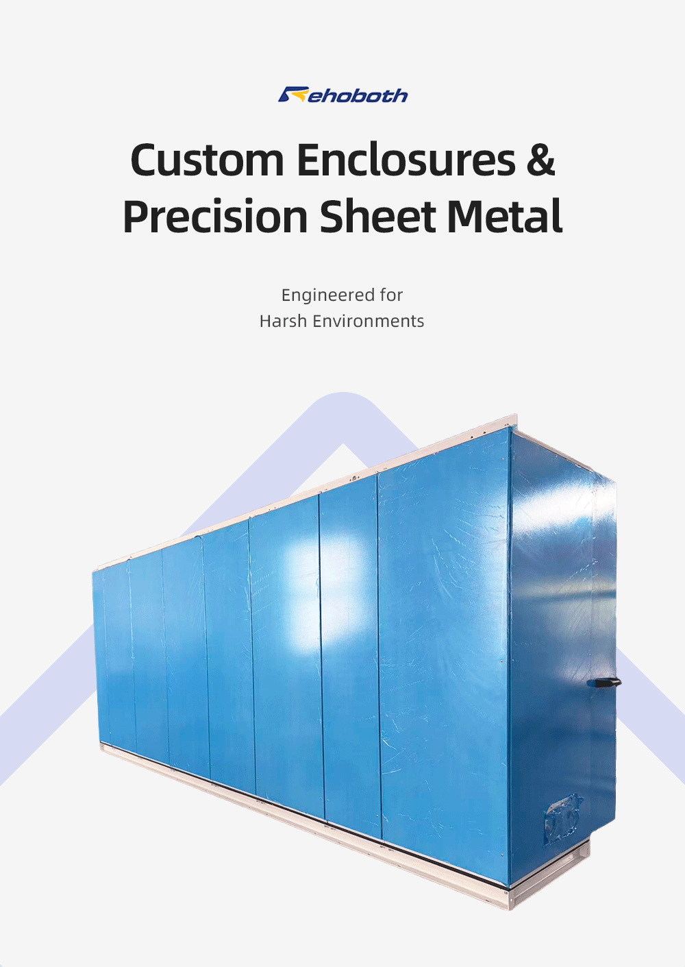 Long Combined Marine Electrical Cabinet Blue Film - Rehoboth