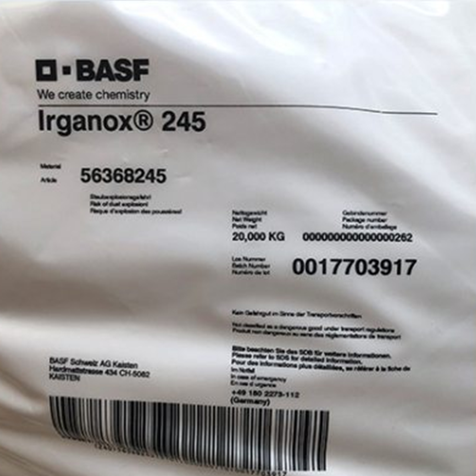 巴斯夫Irganox? 245