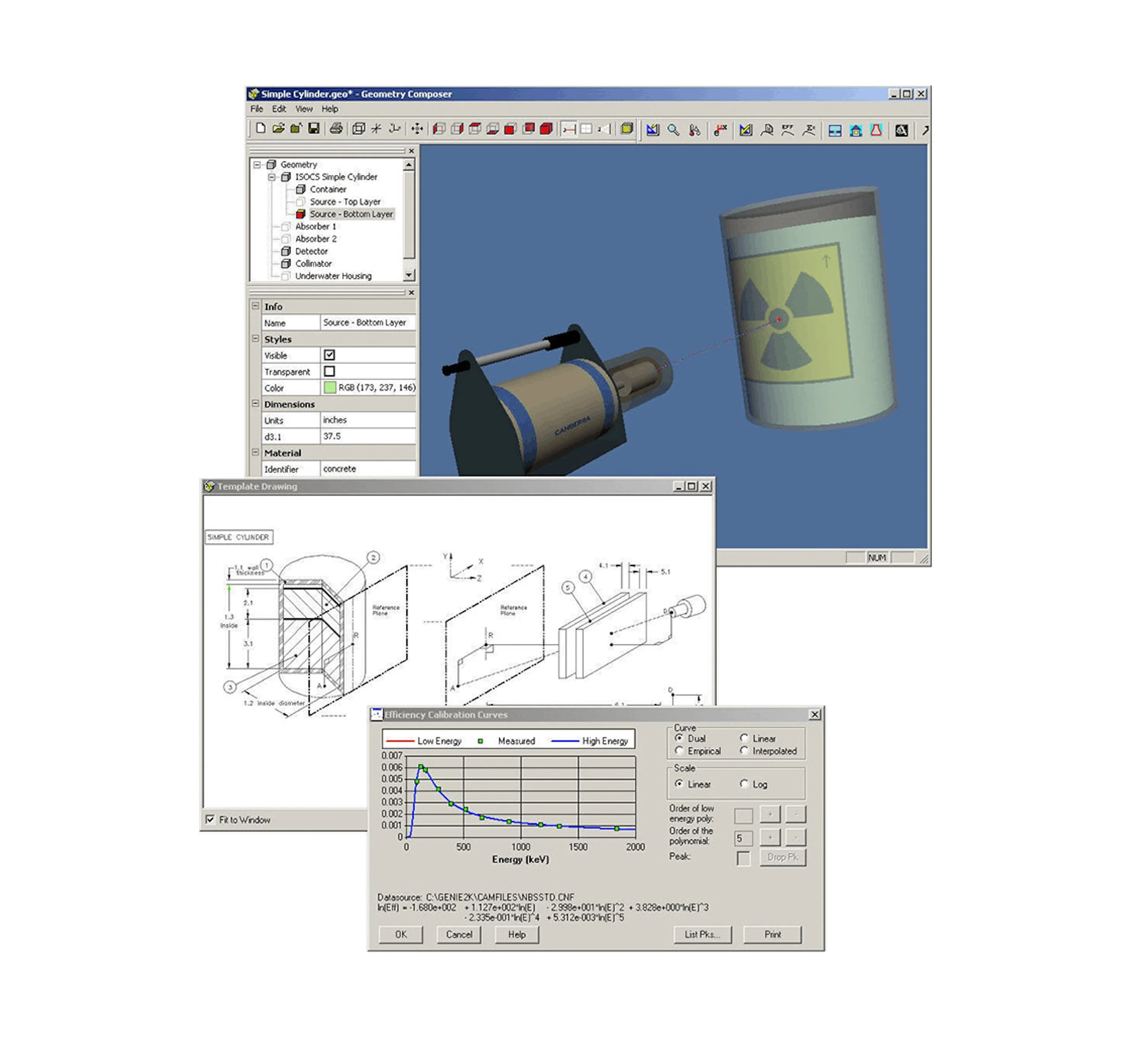 ISOCS 无源效率刻度软件