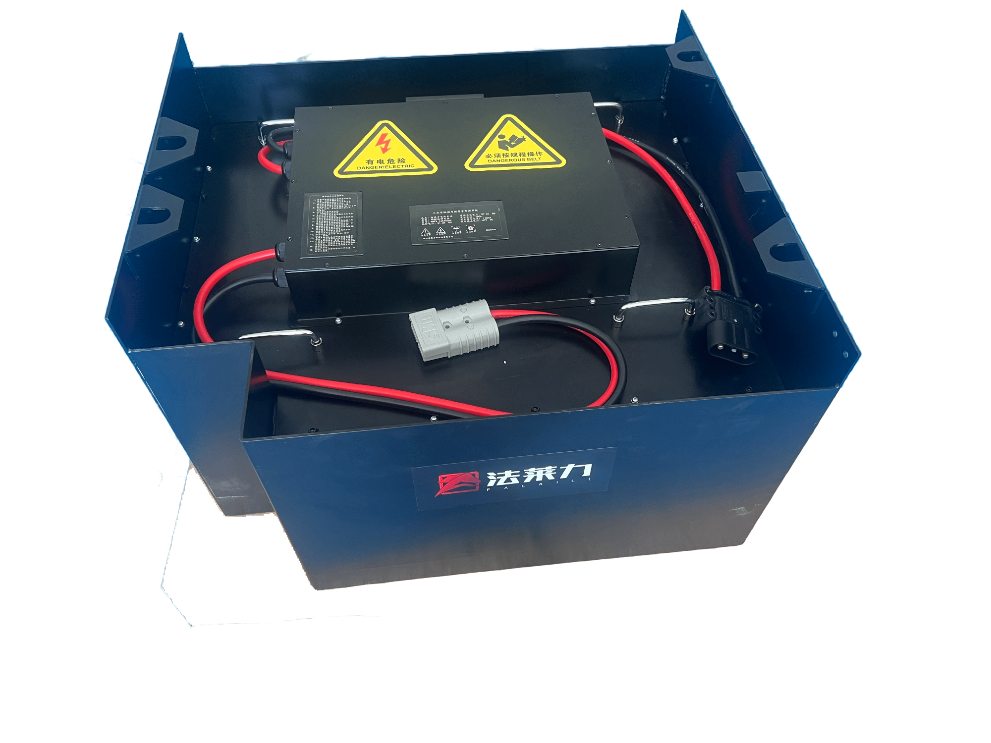 豐田叉車7FB2025電動(dòng)叉車鉛酸電池改鋰電池原鉛酸電池改為51.2V460AH