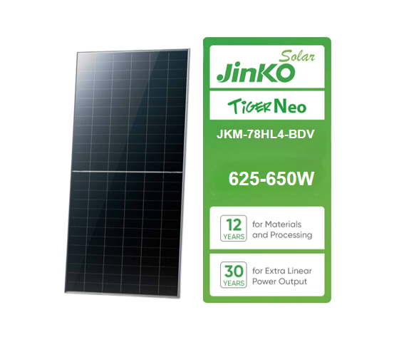 Jinko Solar Panel N-Type Monocrystalline 625W 630W 635W 640W 645W 650W ...