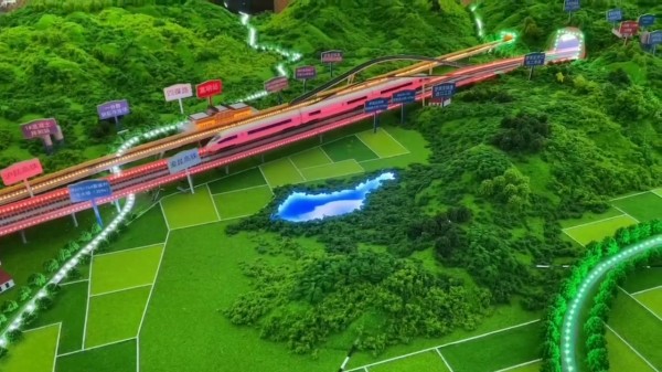 手工DIY 橋梁建筑 木制 科技小制作 雙層升降橋模型材料