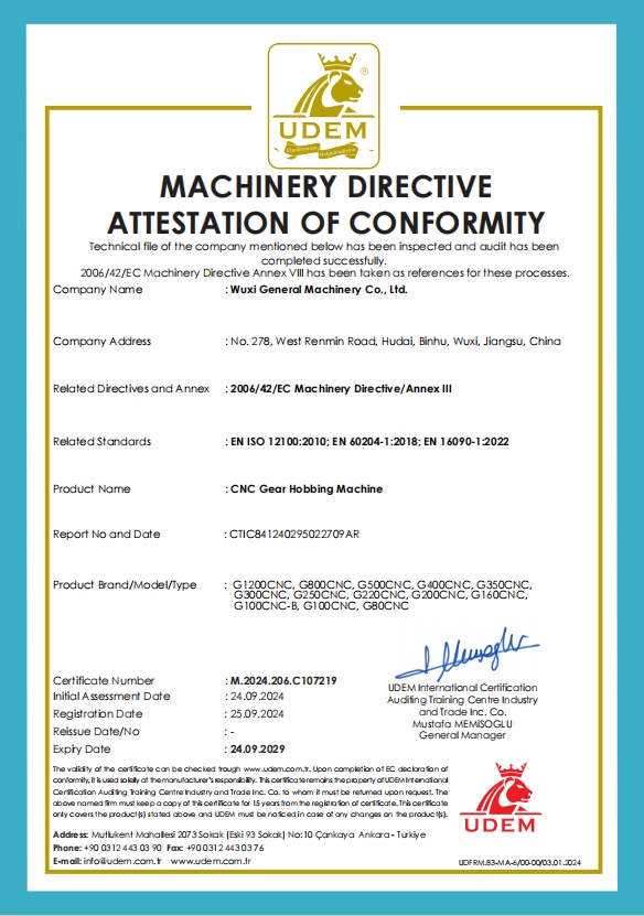 GLT Machinery (GLTM/GLT) Achieves CE Certification