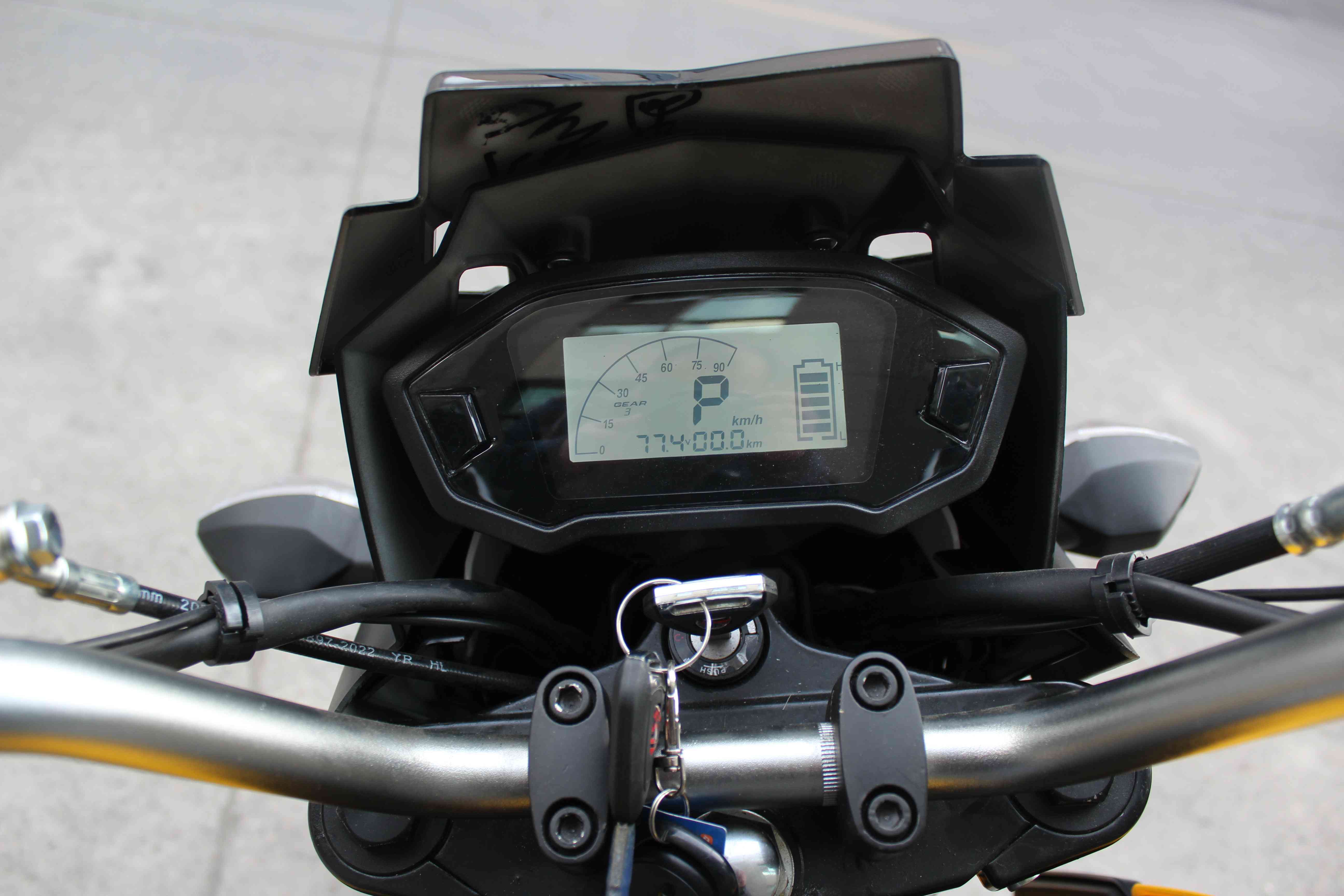 72V 1500W electric motorcycle