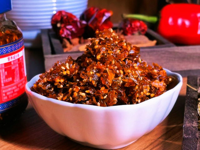 上海野生摘蒙花葱油蘸料,摘蒙花葱油