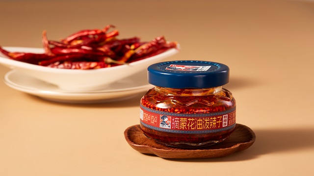 中国澳门凉菜摘蒙花油泼辣子减盐,摘蒙花油泼辣子