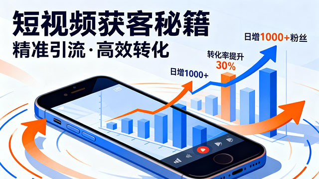 尋烏一站式短視頻獲客工具,短視頻獲客