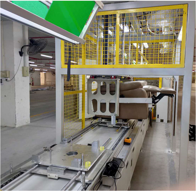 一位沙發(fā)裝配線