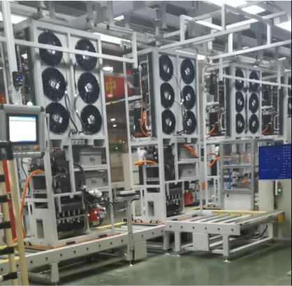 儲(chǔ)能空調(diào)裝配生產(chǎn)線和測(cè)試臺(tái)