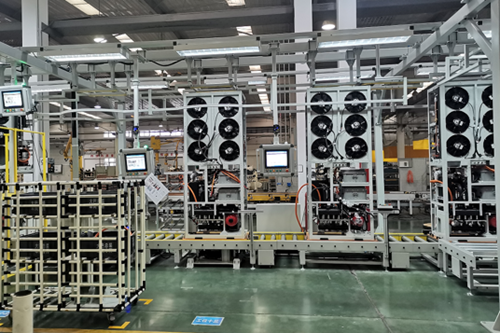 儲能空調(diào)裝配生產(chǎn)線和測試臺