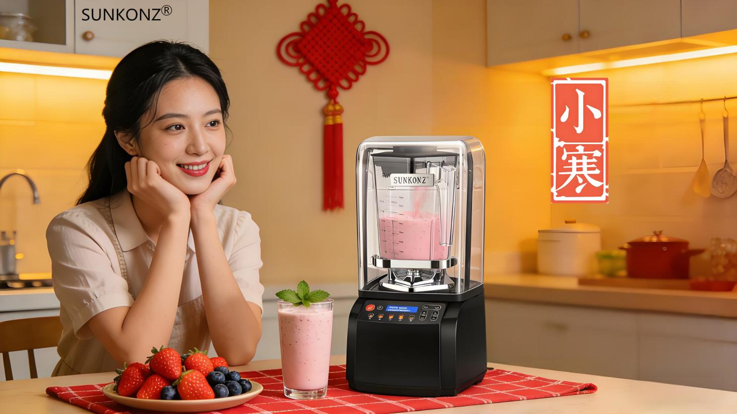Make milkshakes with the SUNKONZ Multi-Function Blender.