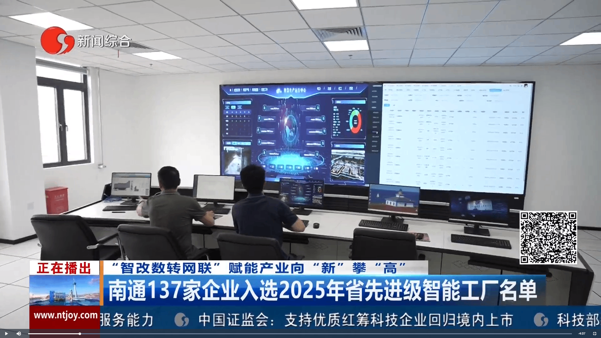 “智改數轉網(wǎng)聯(lián)”賦能產(chǎn)業(yè)向“新”攀“高” 南通137家企業(yè)入選2025年省先進(jìn)級智能工廠(chǎng)名單