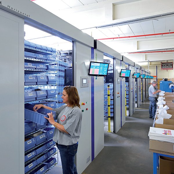 水平回转式仓储系统