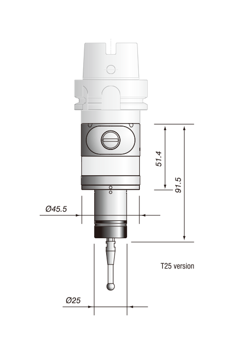 WRP45无线电传输触发式测头