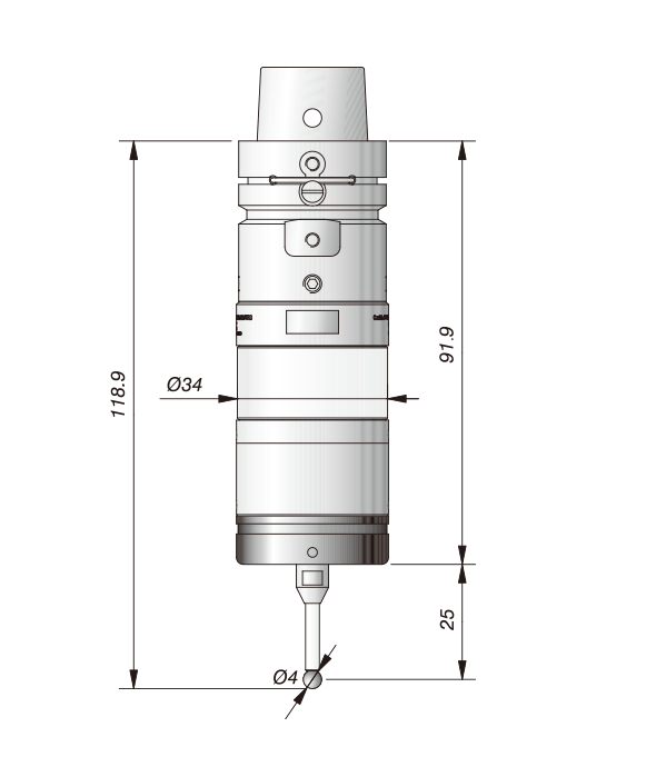 WRP34P无线电传输触发式测头