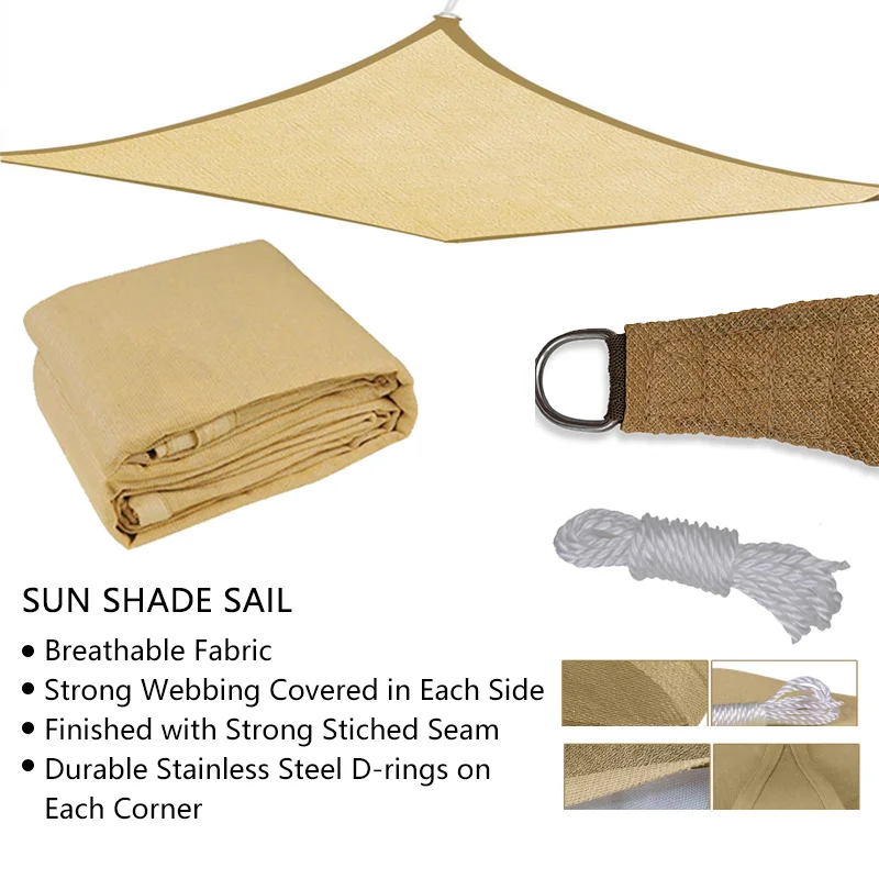 Waterproof Sun Shade Sails Mesh
