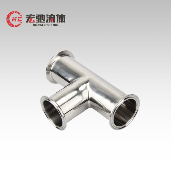 304不锈钢快装三通