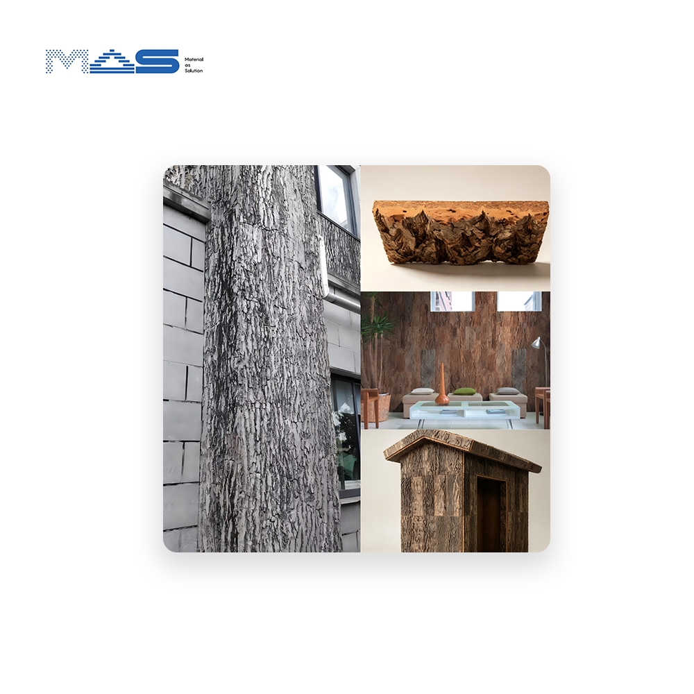Cork Bark Wall Panel | Textured 3D Acoustic Wall Decor - MASR&D