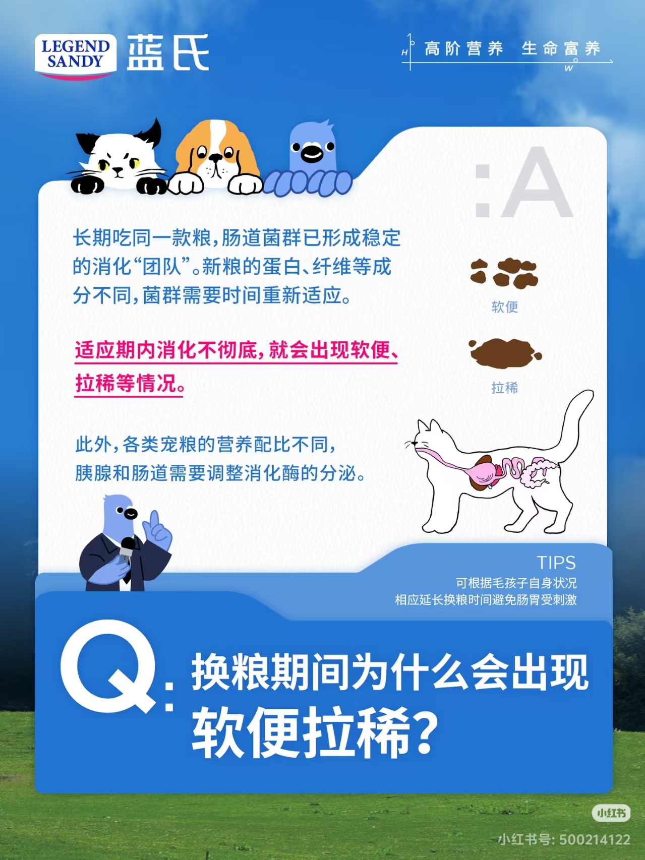 藍氏科學換糧指南，守護玻璃胃