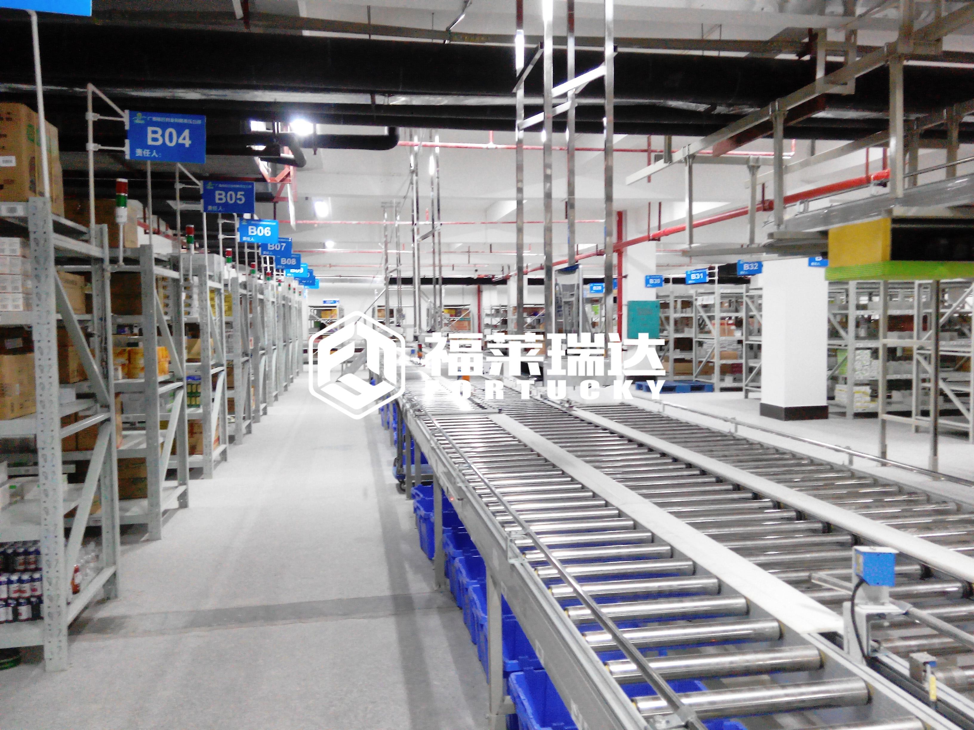 广西陈氏药业--物流配送中心分拣系统、输送线项目