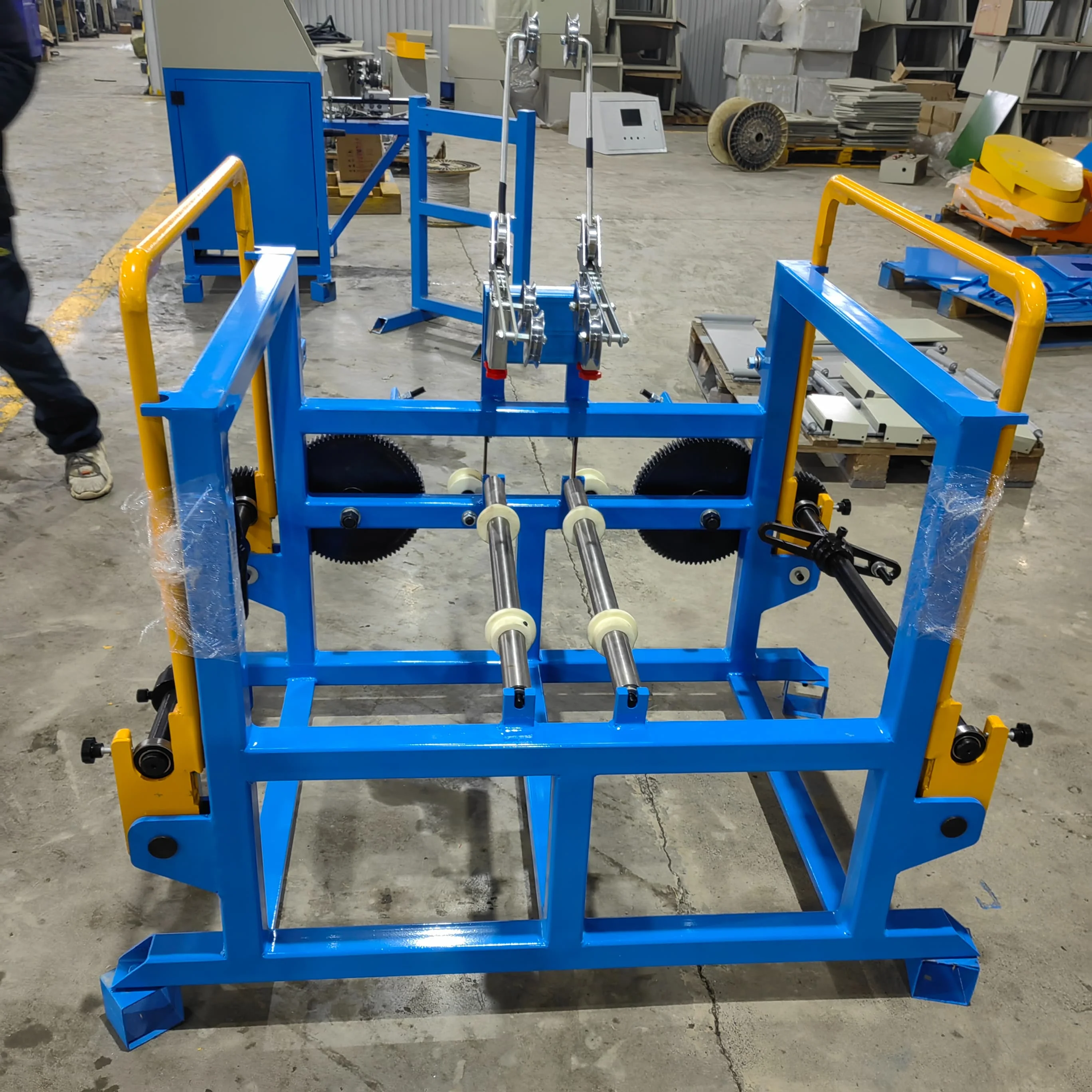Unload Rack Electrical 630 double head Japanese tension unloading rack-Suzhou Maiduobao ...