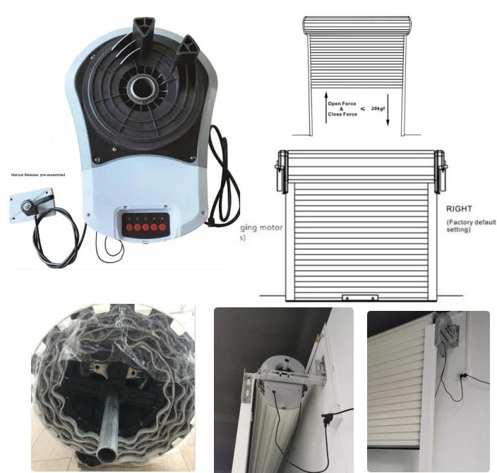 1000N roller door motor