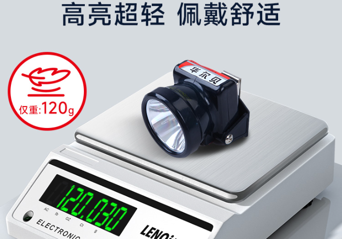 旋钮开关安全帽式工作头灯矿山救援,安全帽式工作头灯